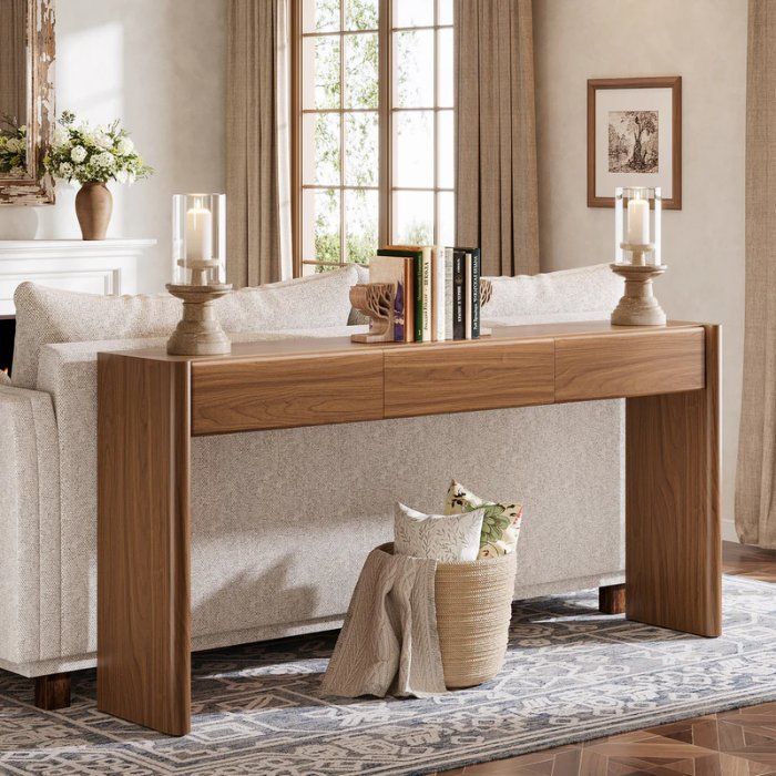 Tavoli: Konsolentisch 180cm 3 Schubladen Holz – Nuovo e nell'imballaggio originale da Gretzenbach venduto da Genfi-Shop 5