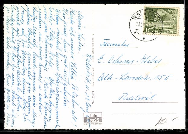 Cartes postales: Waldstatt /App., Strassenpartie mit Kirc – D'occasion à Berlin par bartko-reher 1