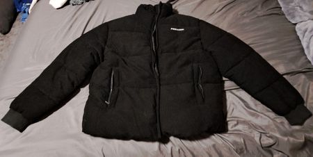 PEGADOR Pufferjacke Schwarz Grösse L gebraucht