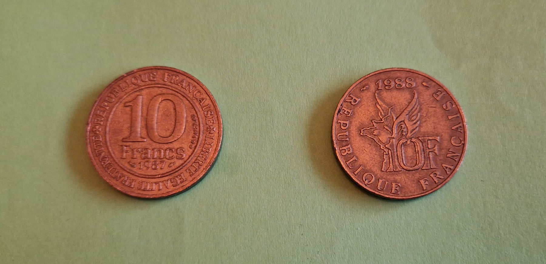 Tutti le monete: 2 pièces de 10 FF – Usato da Conthey venduto da babest70 1