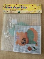 Kinder Stickset Komplettset Katze – Chunky Cross Stitch