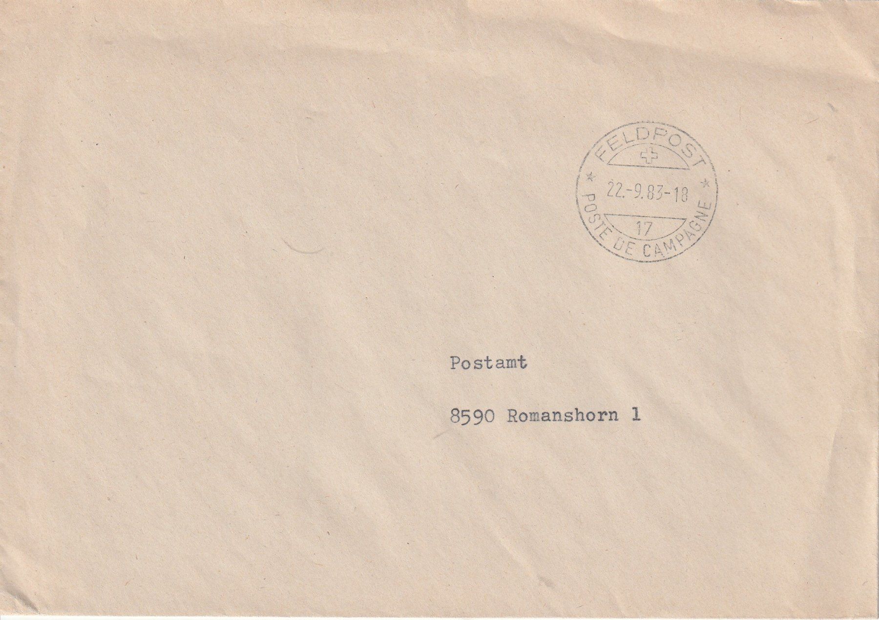 Enveloppes & pochettes d'envoi: Militär-Brief – D'occasion à uttwil par Koehlerfred