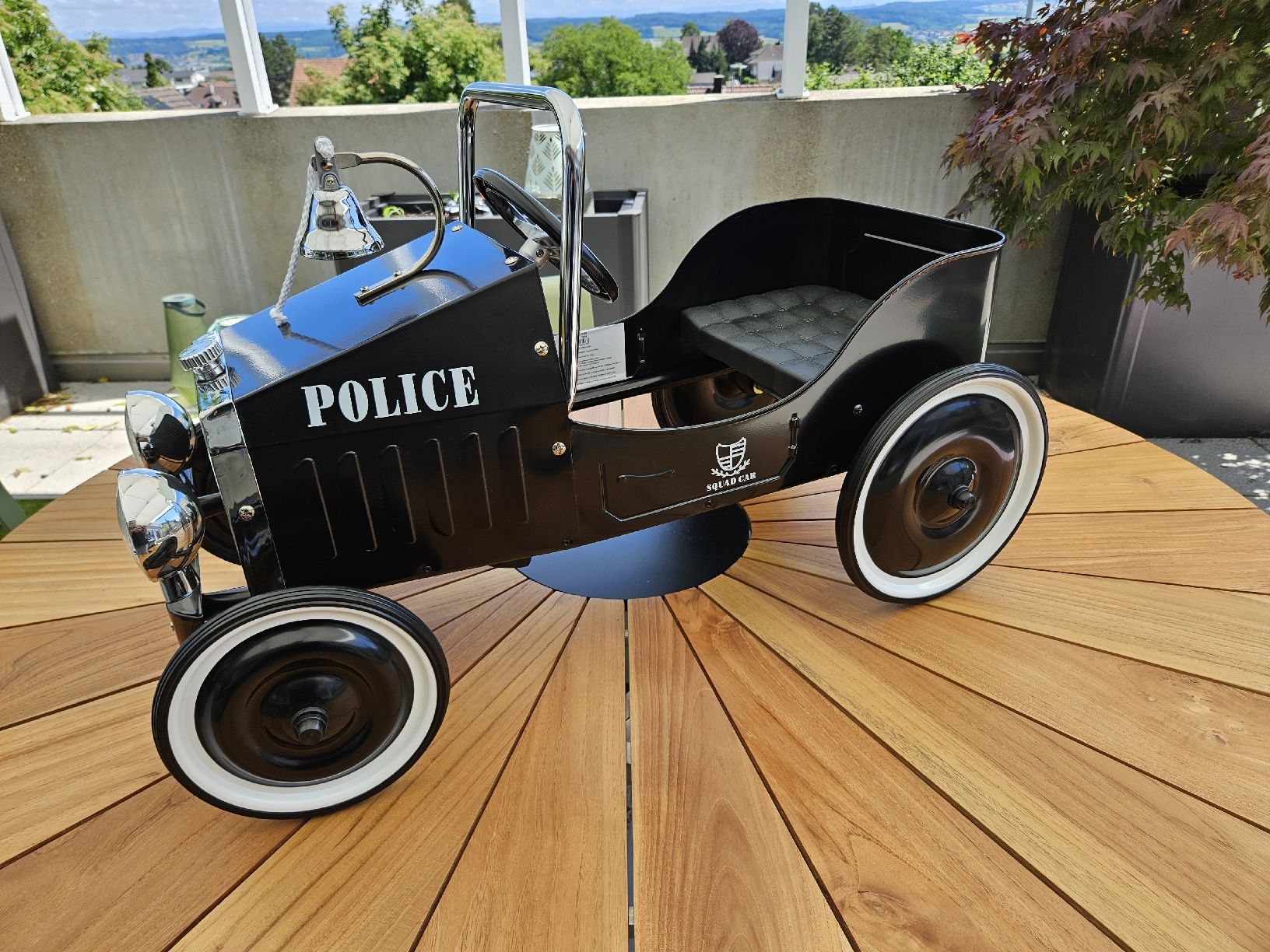 Baghera Veicoli per bambini: Baghera Polizei Trettauto aus Blech – Nuovo (secondo la descrizione) da Grenchen venduto da Fluri1