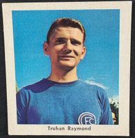 VINTAGE SAMMELBILD FOOTBALL-GUM CANTONAL RAYMOND TRUHAN