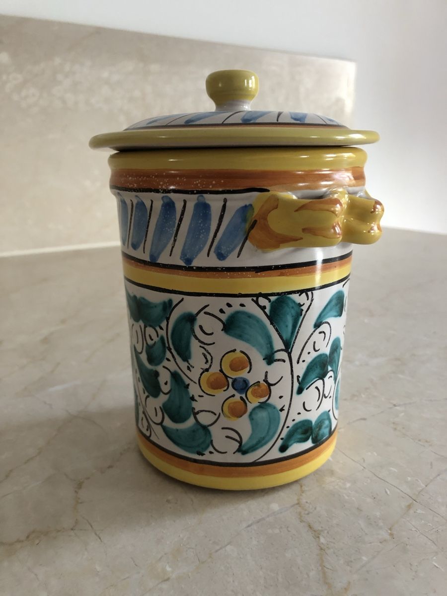 Vasi & Recipienti: Caltagirone small jar – Usato da Montagnola venduto da AndyFinky