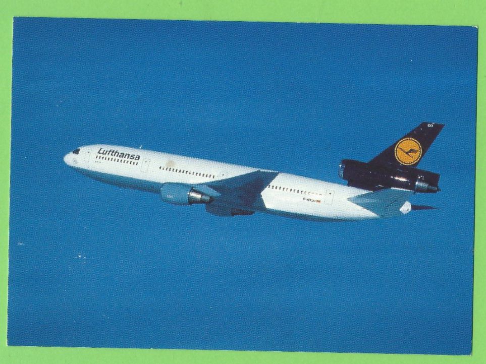Cartoline postali: Lufthansa McDonnell Douglas DC10 – Usato da Zürich venduto da t24_de