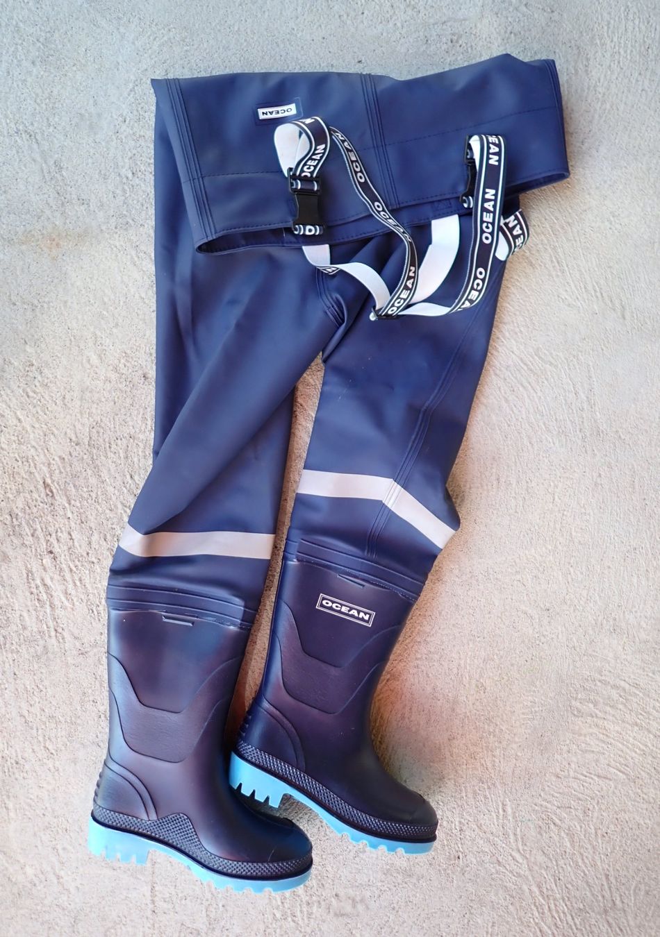 Pantaloni: Wathose OCEAN Kinder blau 34 NEU – Nuovo (secondo la descrizione) da Langnau i. E. venduto da chebsli 3