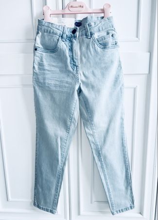 Hip & Hopps girls light blue jeans 134 NEW