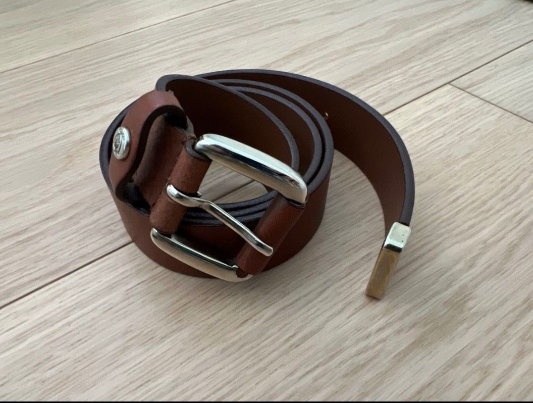 Massimo Dutti Gürtel: Leather belt massimo dutti size S – Gebraucht aus Zermatt von katytesunshine 1