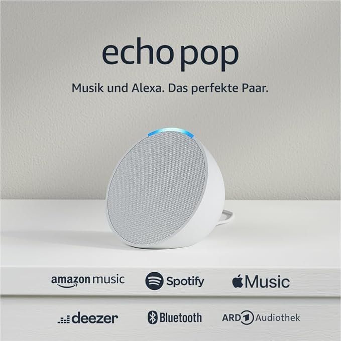 Amazon Lautsprecher: Echo Pop Bluetooth-Lautsprecher | Alexa | Smart Home | WLAN – Neu und originalverpackt aus Oensingen von CSCollectors 1