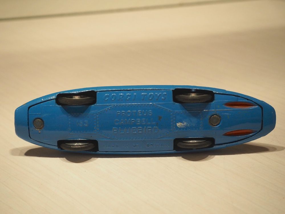Corgi Toys Modellini d'auto: Proteus Campbell Bluebird - Corgi 153 – Usato da Winterthur venduto da 602ccm 3