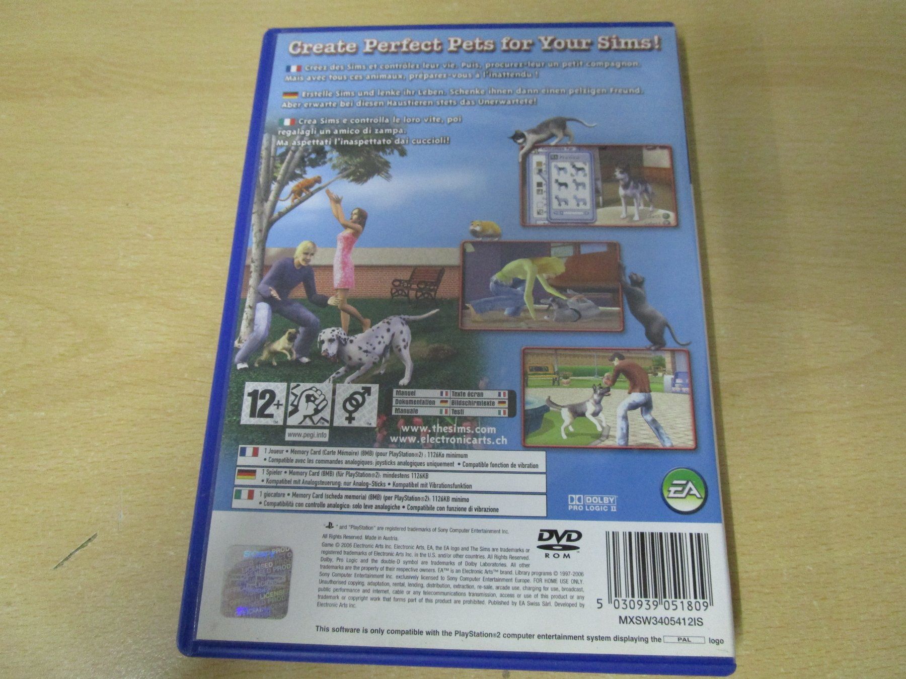 Sony Giochi: Die Sims 2 Pets Sony Playstation 2 PS2 – Usato da Goldau venduto da agestuffer 1