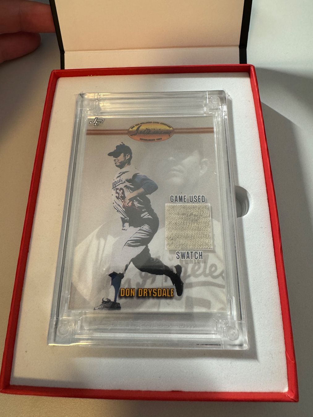 Carte collezionabili: Don Drysdale Jersey Fusion Patch Card 2022 Dodgers – Usato da Aarau venduto da Thoms8