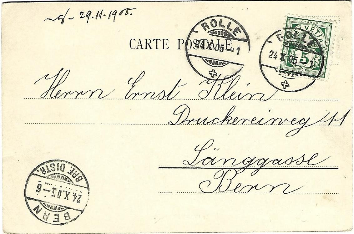 Cartoline postali: Rolle -Gimel en hiver – Usato da Wetzikon ZH venduto da Brulu100 1