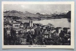 Luzern und die Alpen