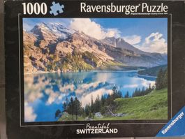 Ravensburger Puzzle Oeschinensee 1000 Teile - vollständig