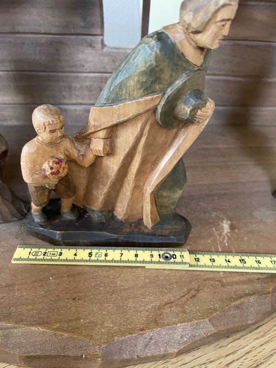 Statuette: Hirte mit Knabe E.Thomann Brienz – Usato da Flawil venduto da Naphtali 6