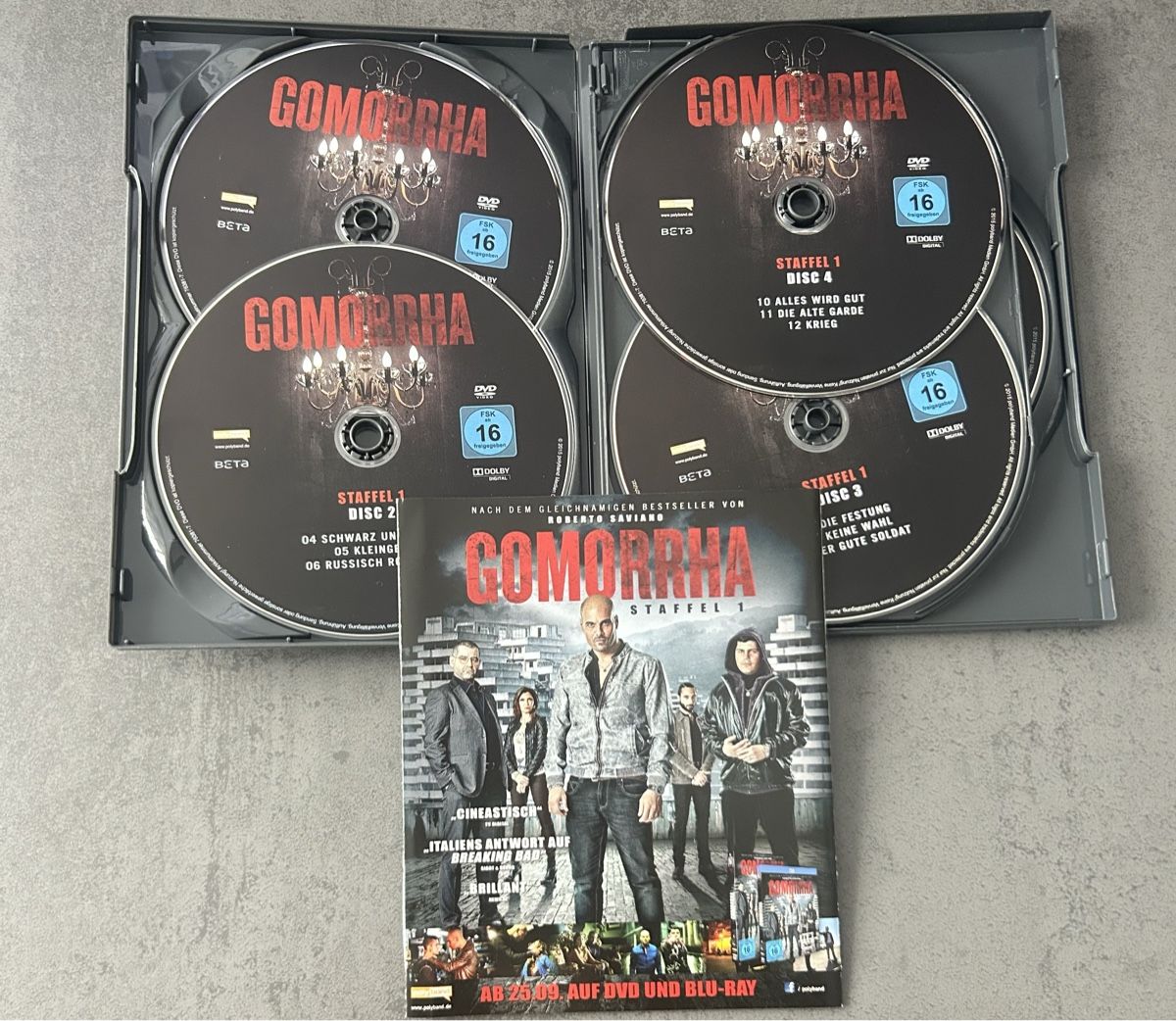 Tutti i DVDs: Gomorrha Staffel 1 DVD – Usato da ulisbach venduto da efbtr 1