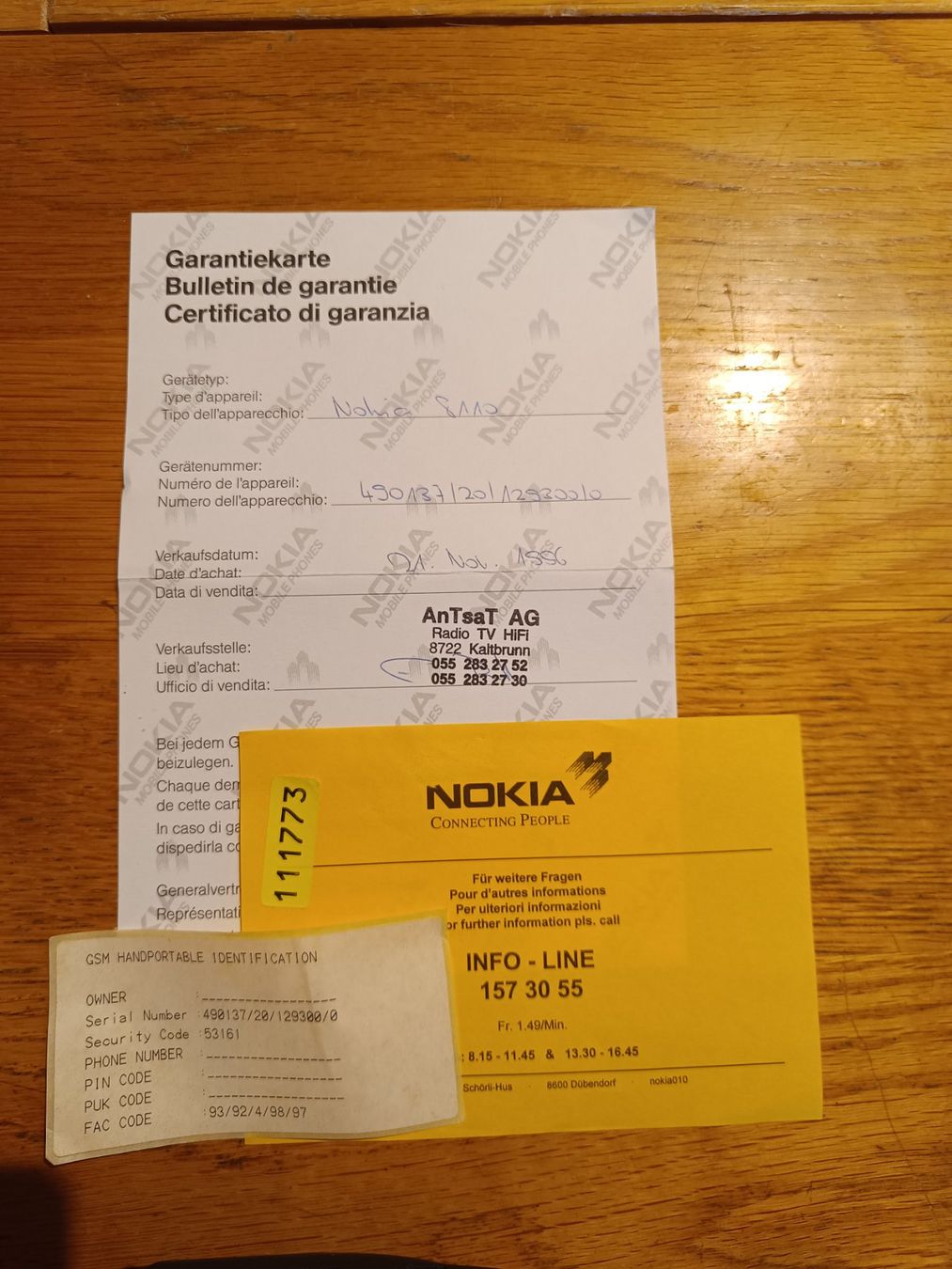 Nokia Telefoni cellulari / Smartphones: Nokia 8110 nhe-68x OVP – Difettoso da Glis venduto da retinorbi 5