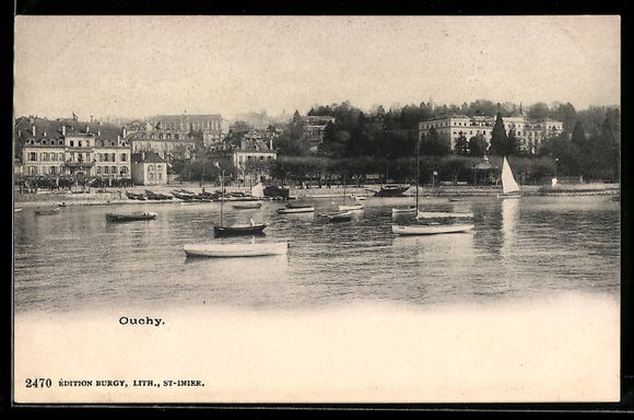 Cartes postales: AK Ouchy, Ortspartie am Strand – D'occasion à Berlin par bartko-reher