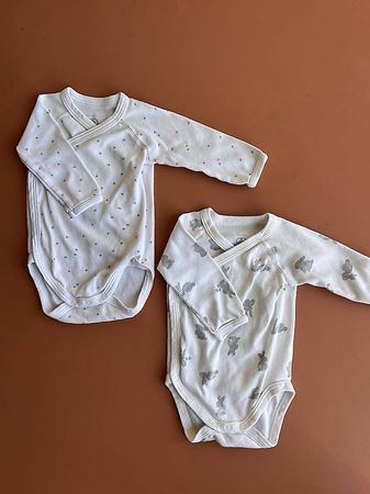 Petit Bateau Langarm Bodies 3M/60 cm