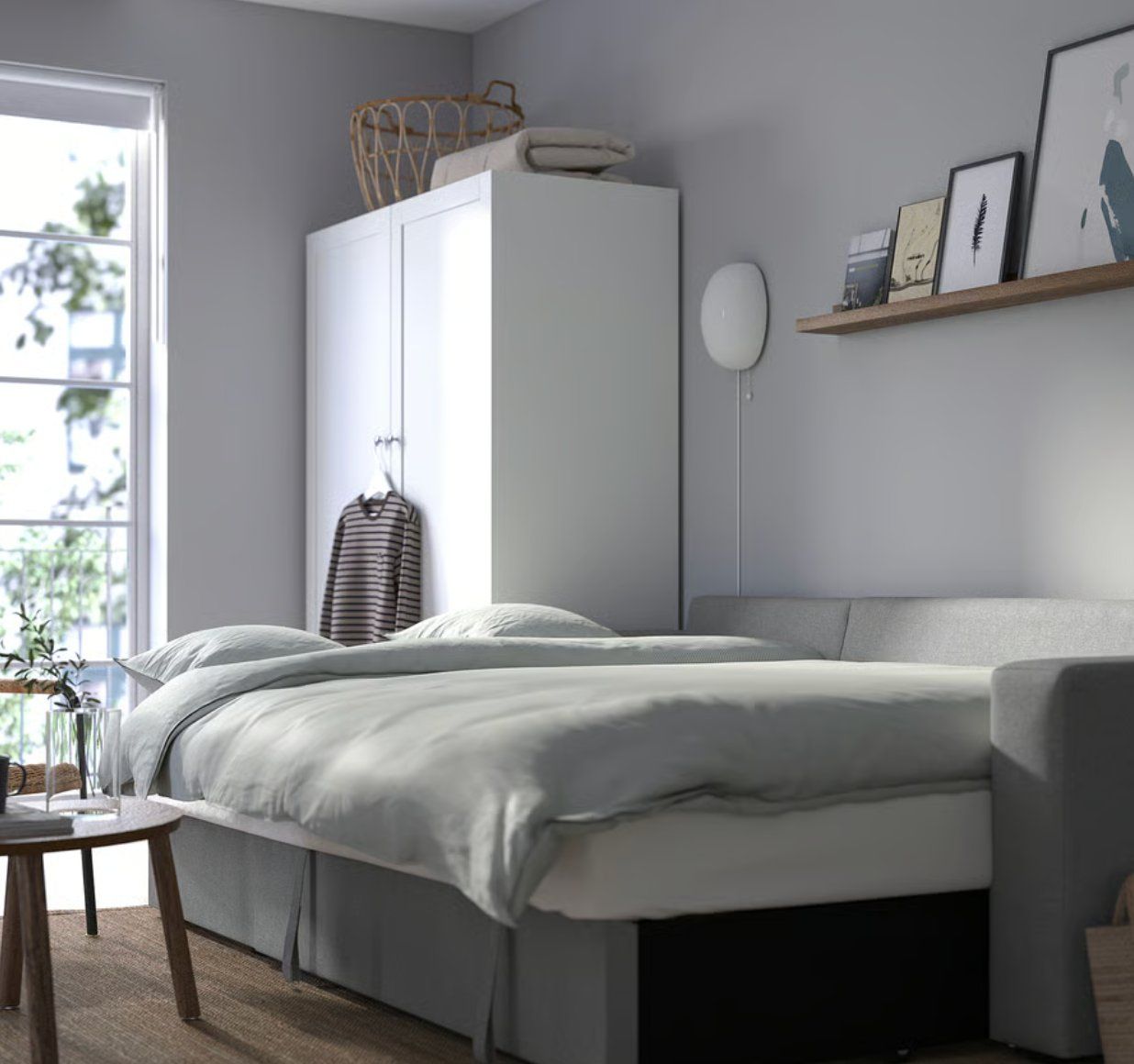 Ikea Divani: IKEA BÅRSLÖV Bettsofa / Sofa bed, beige-grau – Usato da Zürich venduto da div_s98n 6