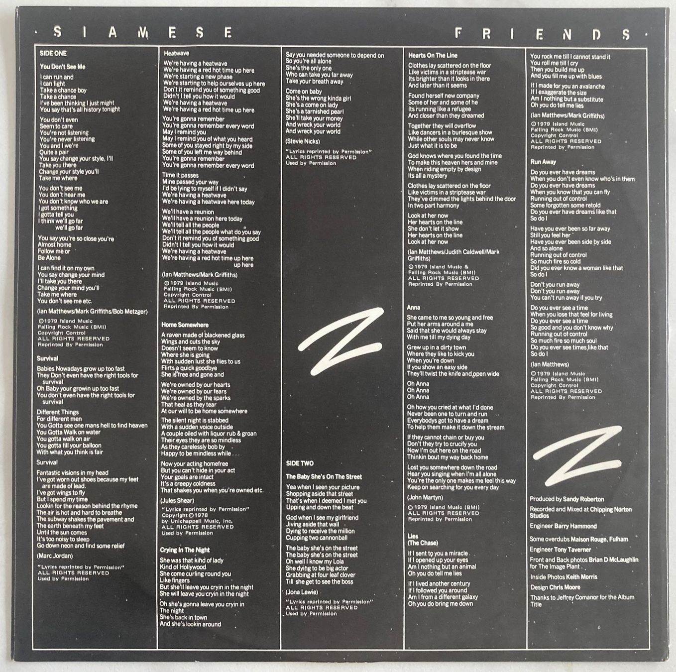 Dischi in vinile: IAN MATTHEWS - SIAMESE FRIENDS – Usato da Poliez-Pittet venduto da Newtown-Records 2