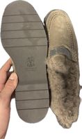 Brunello Cucinelli "Fluffy Cozy" Brown Loafers
