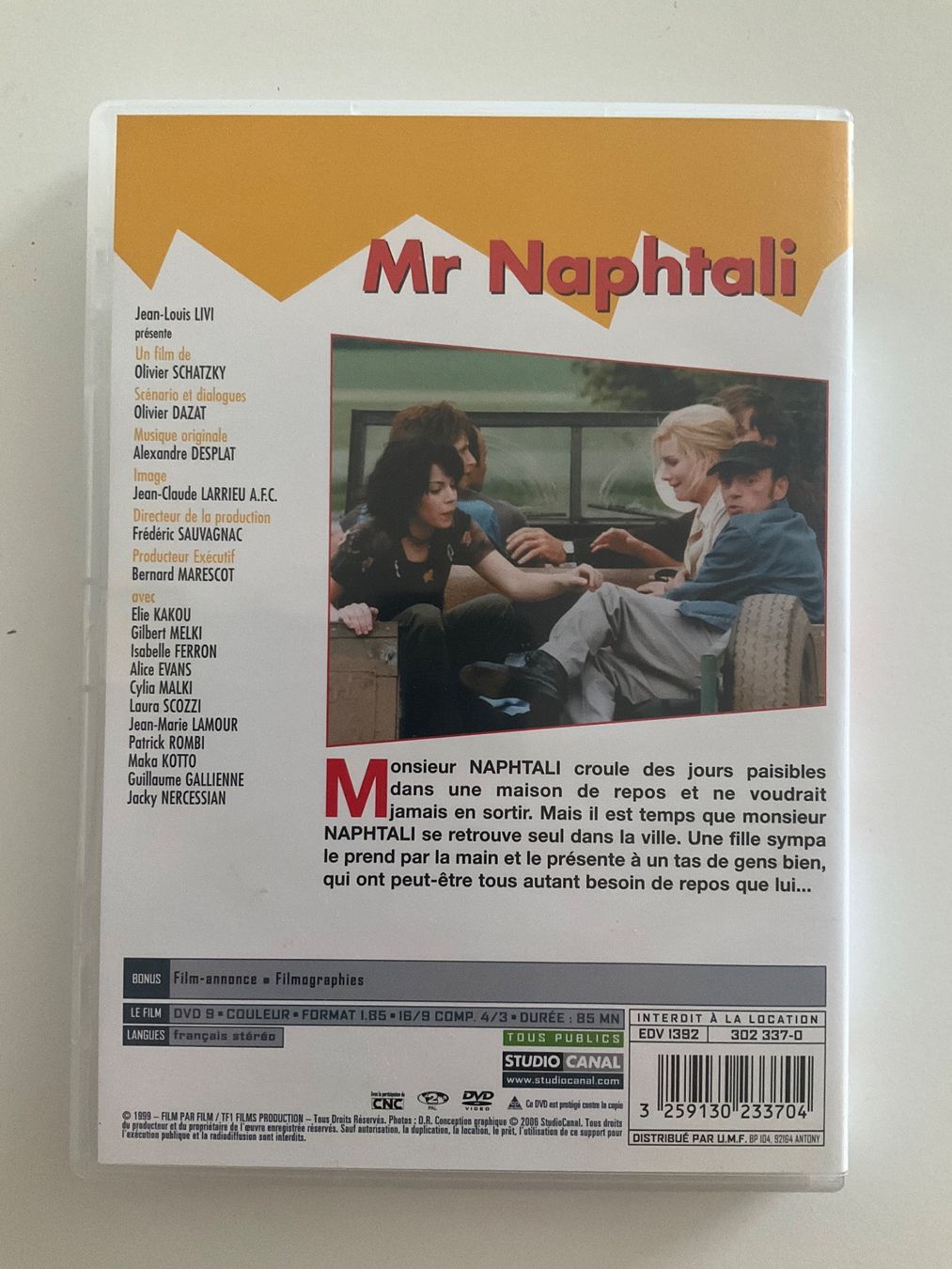 Alle DVDs: DVD Mr Naphtali – Gebraucht aus Veyrier von Deniro2 1