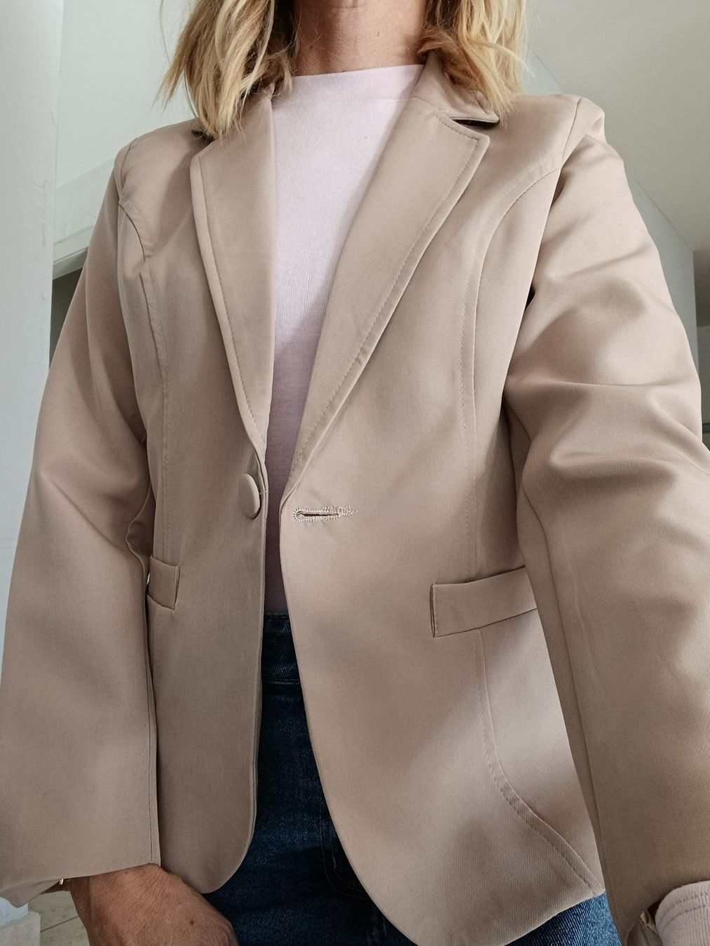 Jacken: BLAZER BEIGE PEAU S – Neu (gemäss Beschreibung) aus Sierre von shirley04