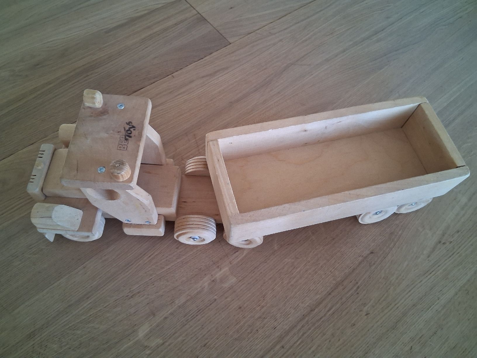 Bea Spielzeuge: Holz-Traktor mit Anhänger – Gebraucht aus Suhr von fah_95vt 1