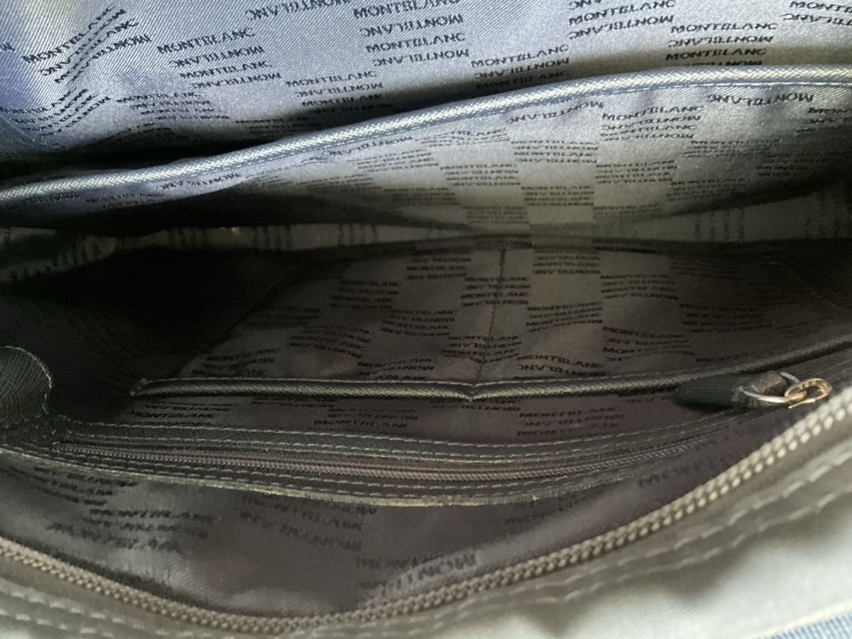 Montblanc Borse: Montblanc Case, blau – Usato da Seon venduto da Trail 2