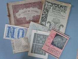 DIVERSE ANTIKE STICKEREI VORLAGEN
