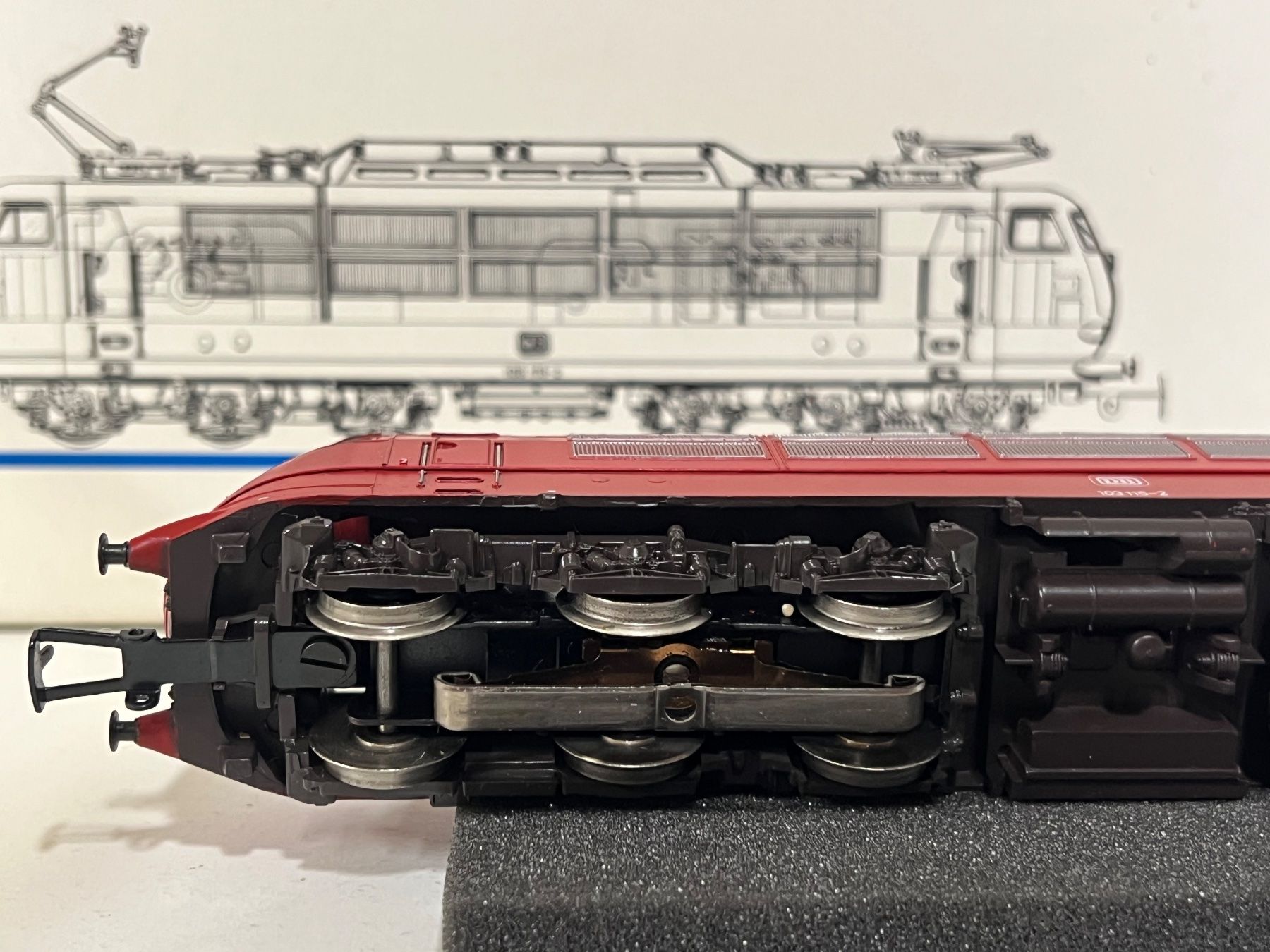 Märklin Modellini di ferrovie: Märklin 3358 BR 103   H0 AC ANALOG – Usato da Neuenhof venduto da ludovicco 6