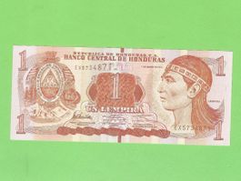 Honduras 1 Lempira Banknote, 1. März 2012, Top Zustand!