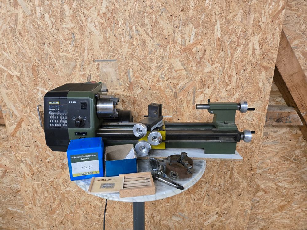 PROXXON PD 400 Drehbank mit viel Zubehör (Gebraucht) in Dietikon für ...