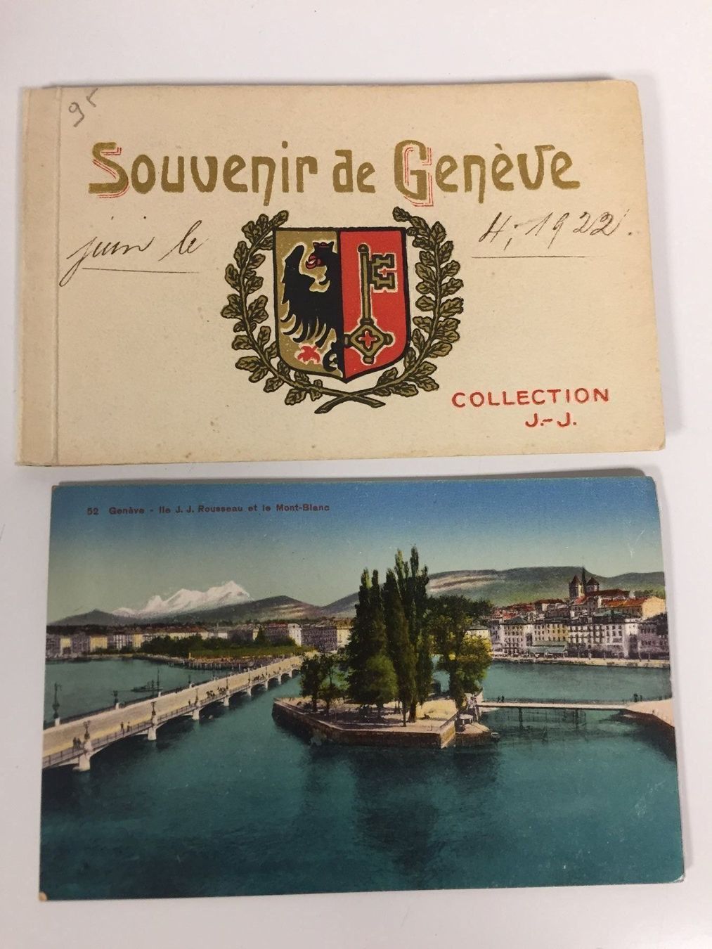 Cartoline postali: 11 Antike Postkarten von Genève 1922 – Usato da Liebefeld venduto da 3-2-1-mein