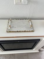 marmor deko platte mit griffe 