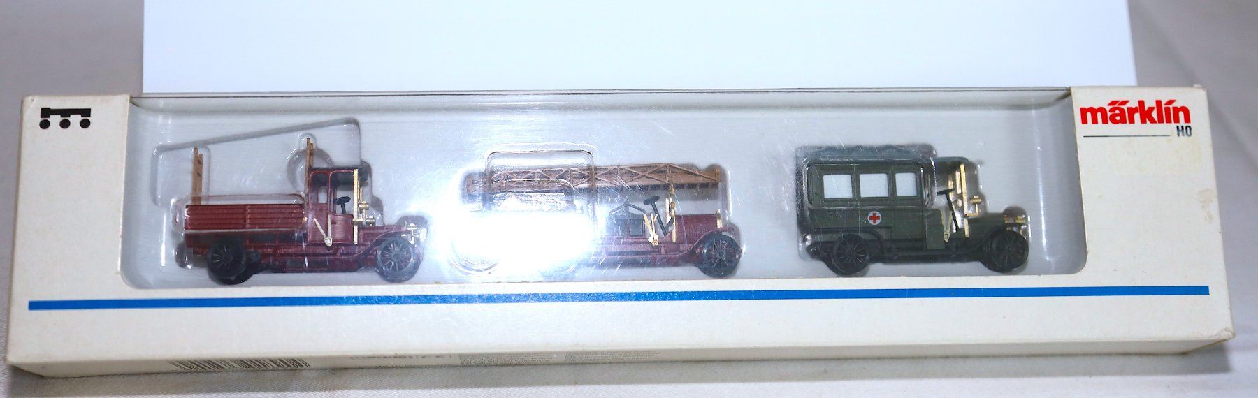 Mercedes-Benz Modellini d'auto: Märklin 1890 Oldtimer Set Lieferwagen – Nuovo e nell'imballaggio originale da Ipsach venduto da Merlux 3