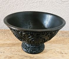 Ritual Lotus Räuchern Deko Räucherschale Schale Bronze?