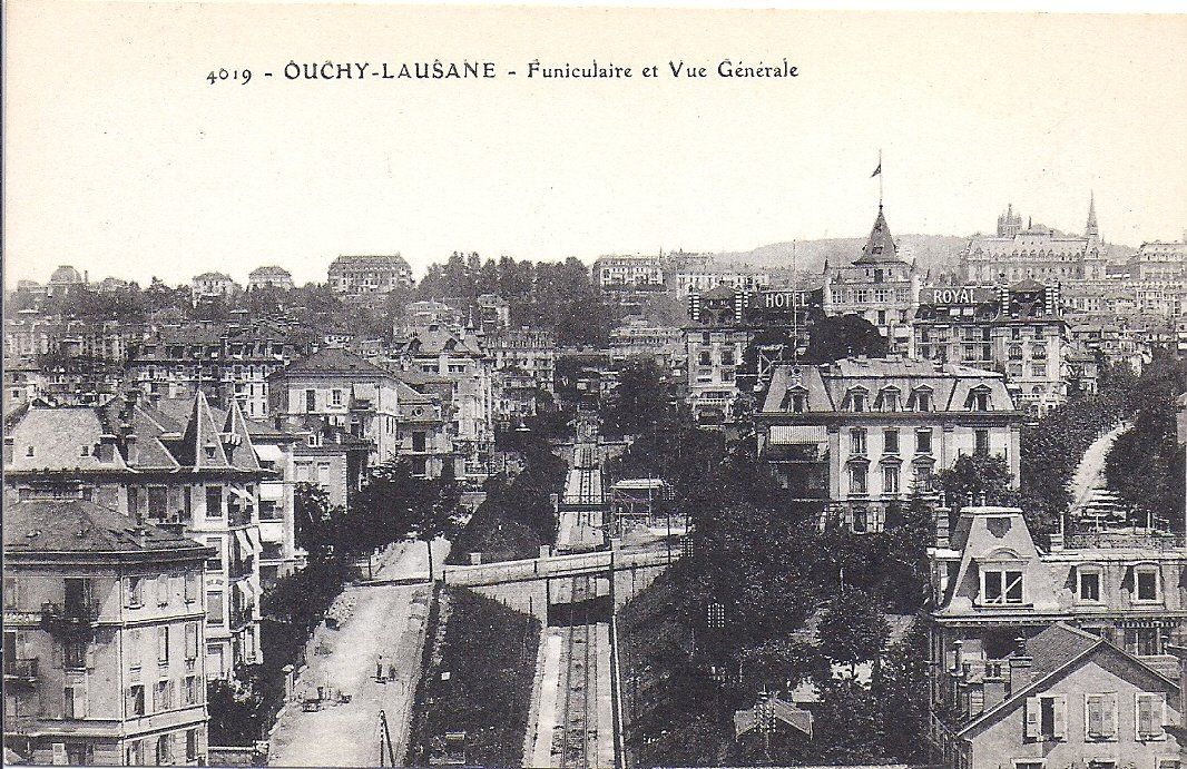 Cartoline postali: LAUSANNE - OUCHY, la ligne du funiculaire – Nuovo (secondo la descrizione) da Les Verrières venduto da Scampi0