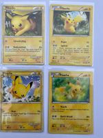4x pikachu Pokemon Karten