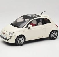FIAT 500 CREMEWEISS 1:18 MONDOMOTORS