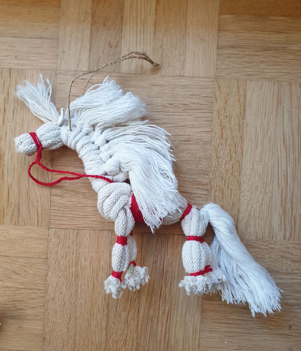 Tutte le decorazioni: Makramee Weihnachtsdeko Set –Pferd Sterne rustikale Boho – Nuovo (secondo la descrizione) da Gelterkinden venduto da Macrameed 1