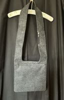 Stylish Grey Felt Shoulder Bag - Perfect for Autumn!