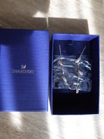 Swarovski Halskette Naughty, Feder, Schwarz, Roségold