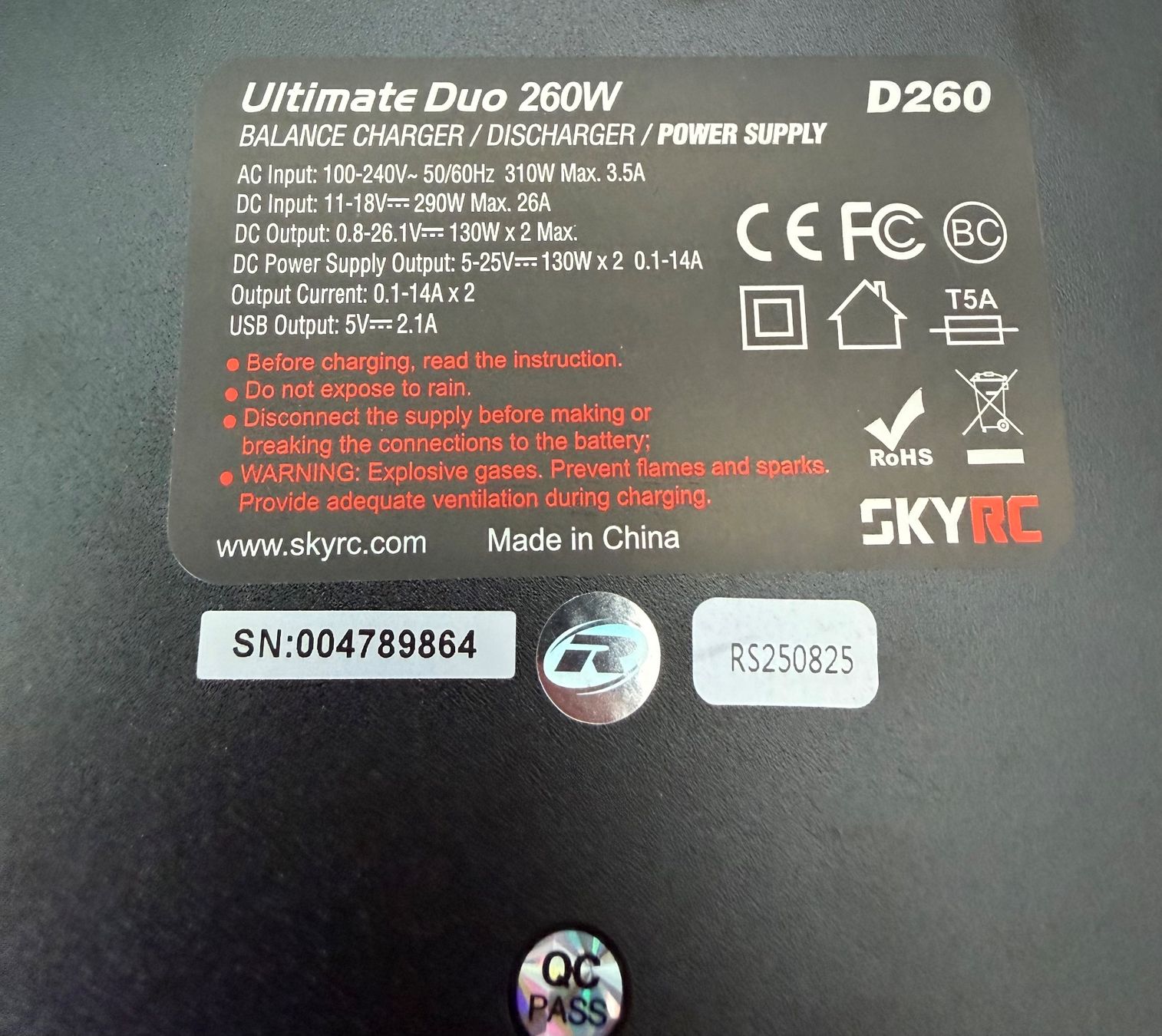 SkyRC Akkus, Ladegeräte & Netzgeräte: Dual-Ladegerät D260 AC/DC 2x 130W – Neu (gemäss Beschreibung) aus Rüti ZH von amei1966 4