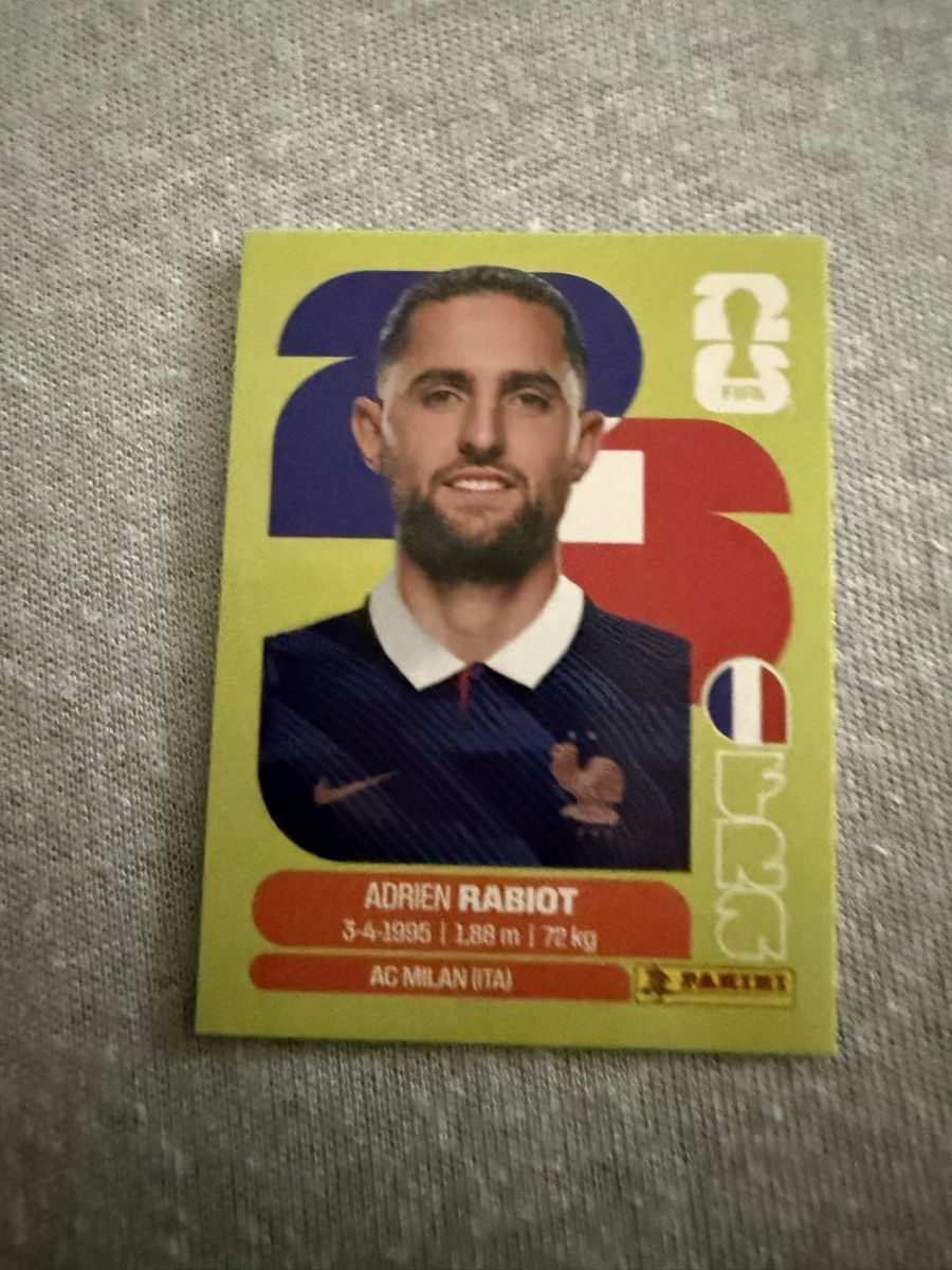 Panini Carte collezionabili: FRA12, Adrien Rabiot, Panini, WM26  – Nuovo (secondo la descrizione) da Amriswil venduto da ALETAL
