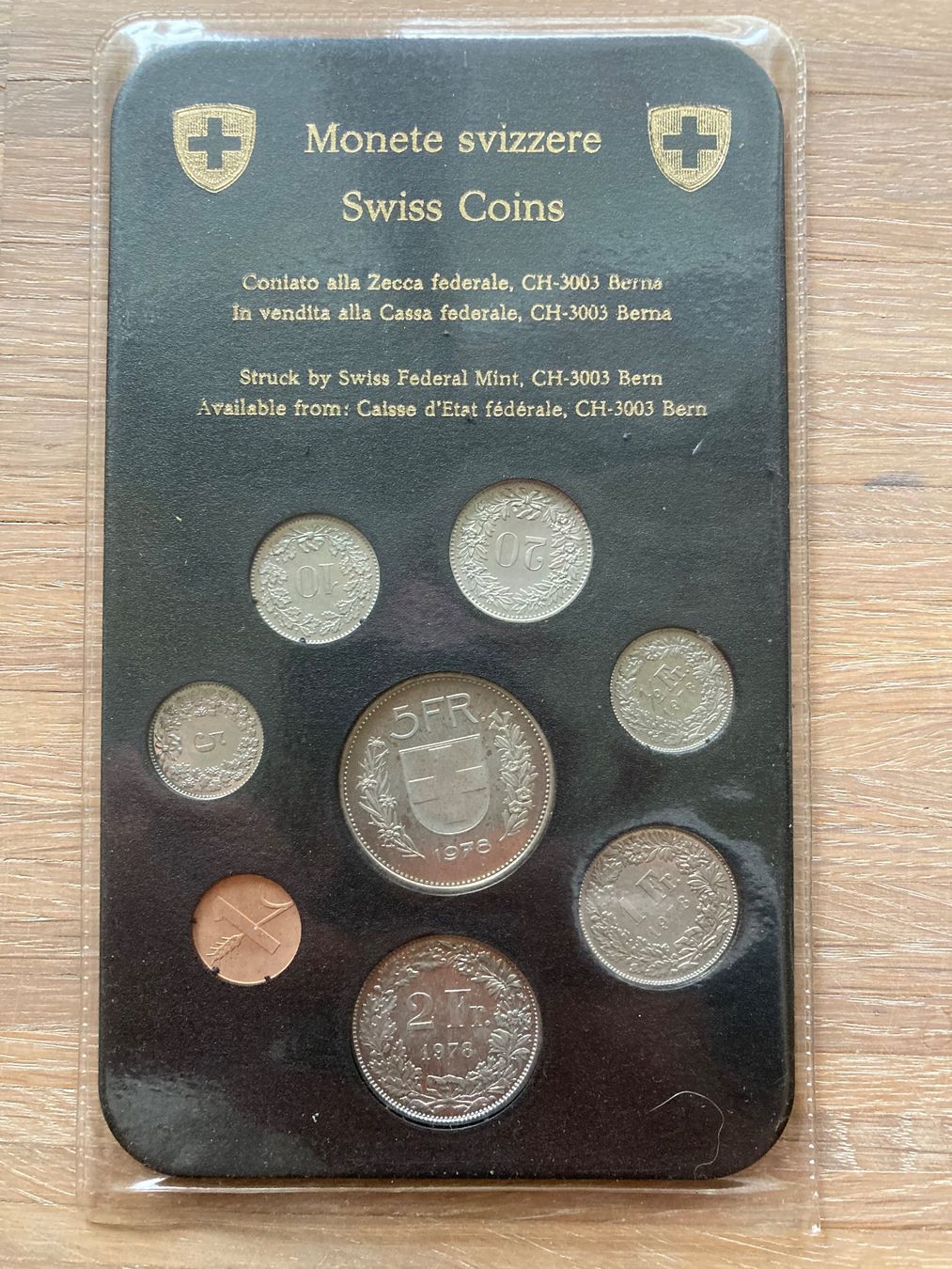 Tutti le monete: Münzsatz Schweiz Schweizermünzen 1978 – Usato da Vallamand venduto da sugoi3012 1