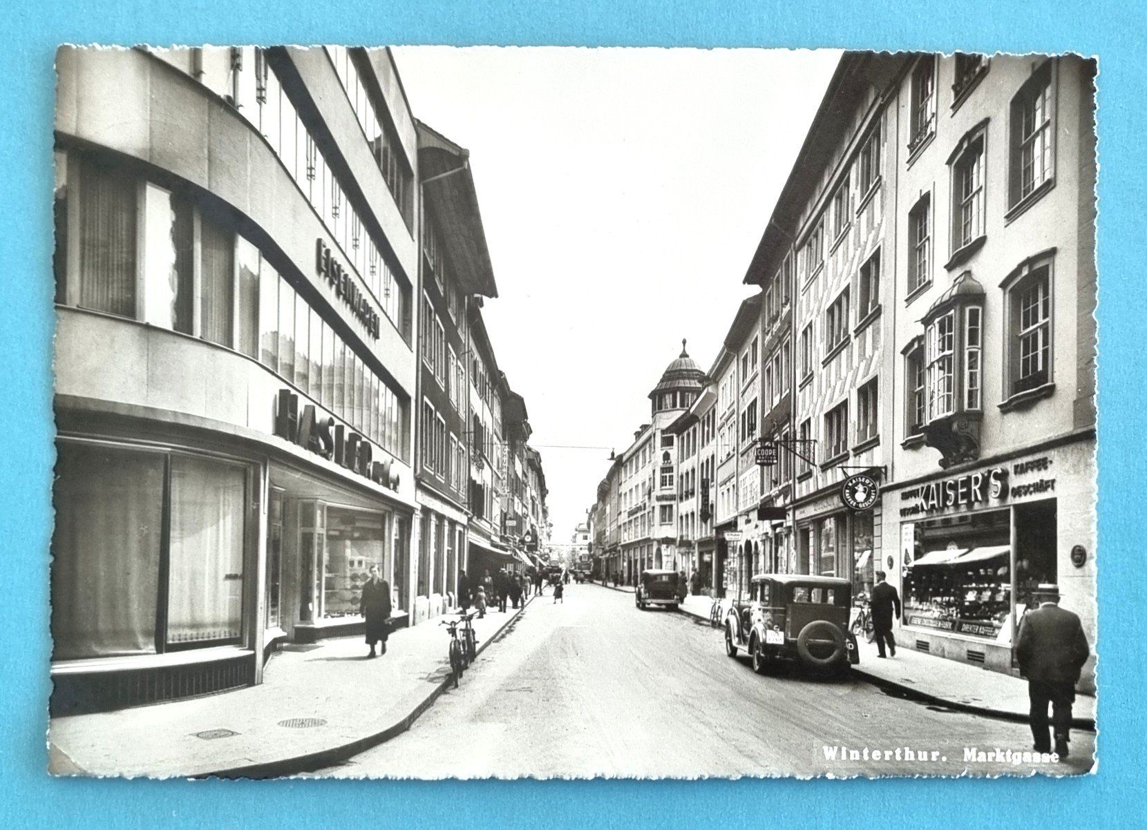 Cartoline postali: Winterthur - Marktgasse - 1949 – Usato da Rothrist venduto da RROENK